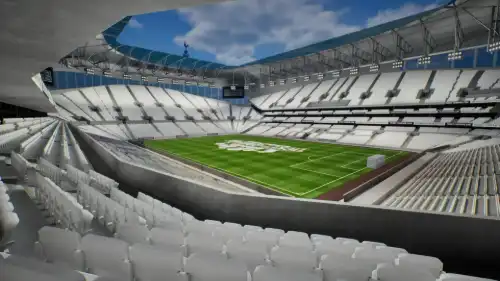 View from Section 312 at Tottenham Hotspur Stadium