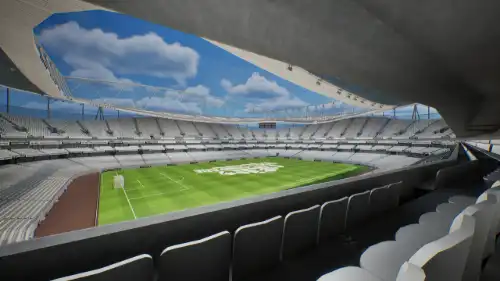 View from Section 11 VIP at Emirates Stadium