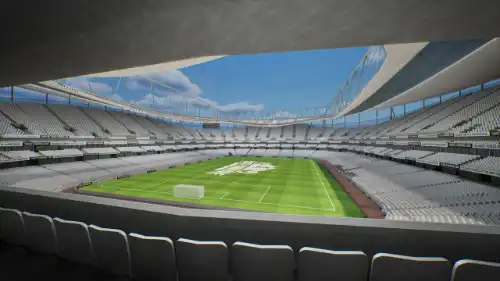 View from Section 27 VIP at Emirates Stadium