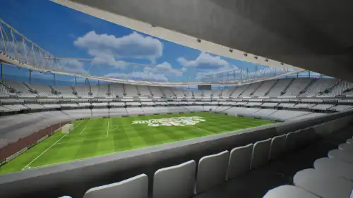 View from Section 6 VIP at Emirates Stadium