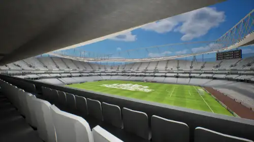 View from Section 64 VIP at Emirates Stadium