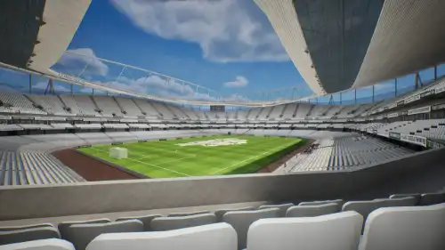 View from Section B46 at Emirates Stadium