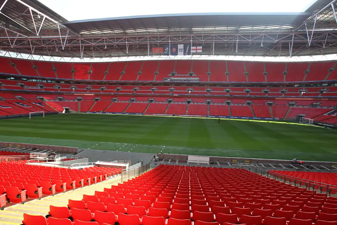 View from the North Stand lower tier 143