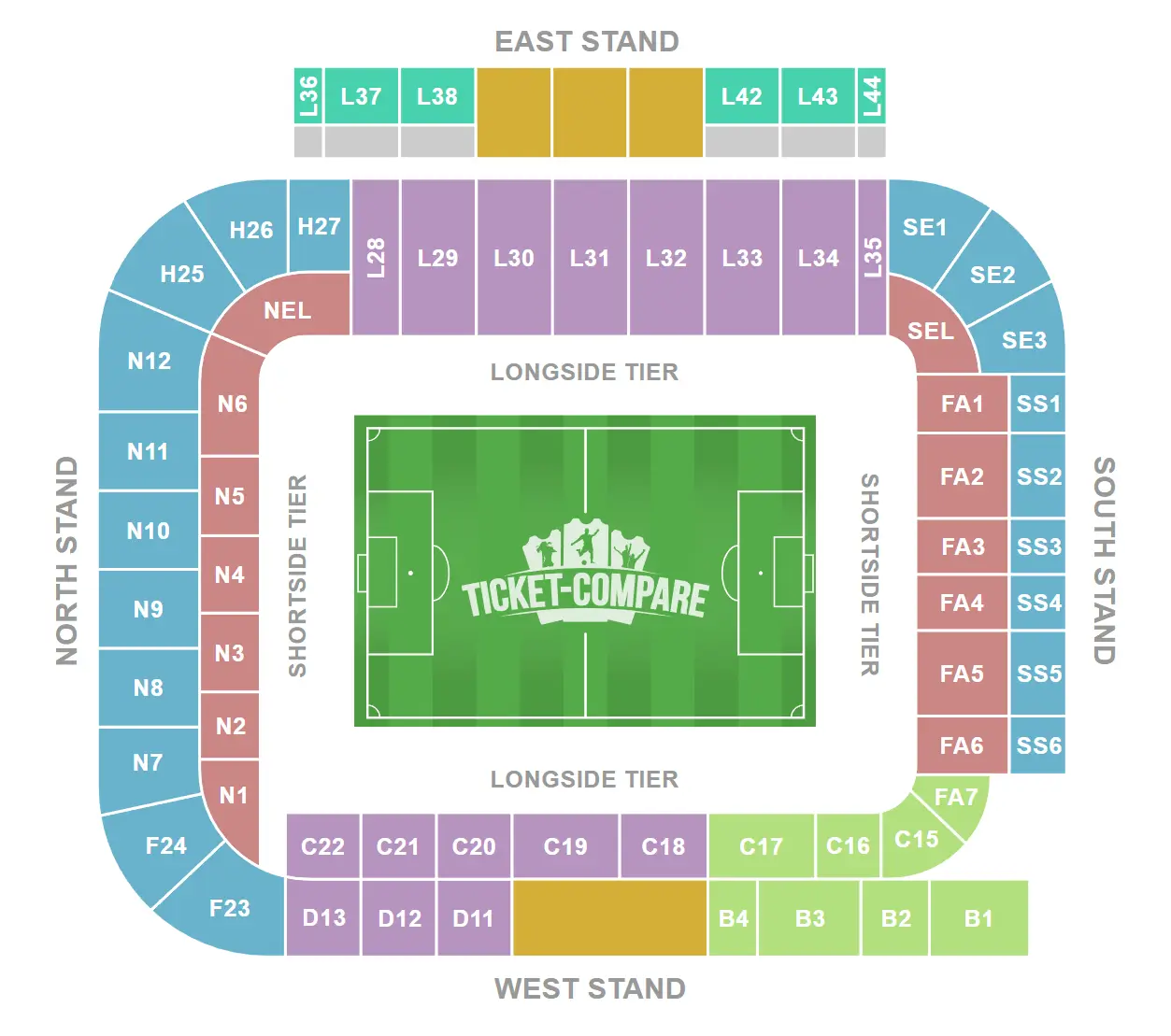 Elland Road Seating Plan