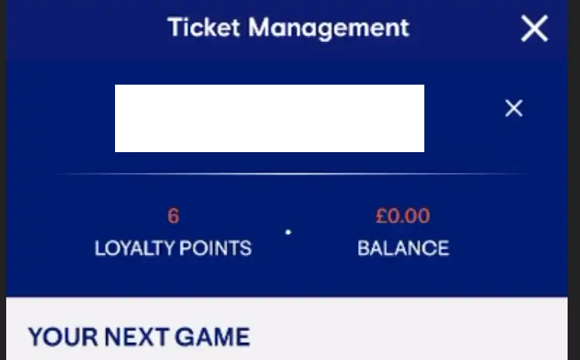screenshot of the number of Loyalty Points you have accumulated