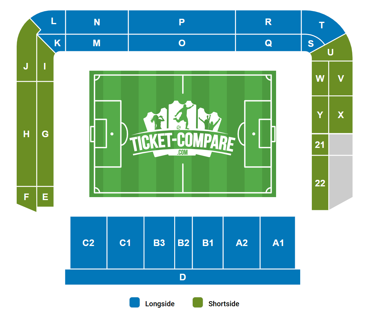 Stadion An der Alten Försterei Seating Plan