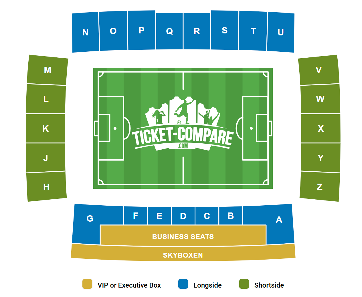 Stadion Galgenwaard Seating Plan