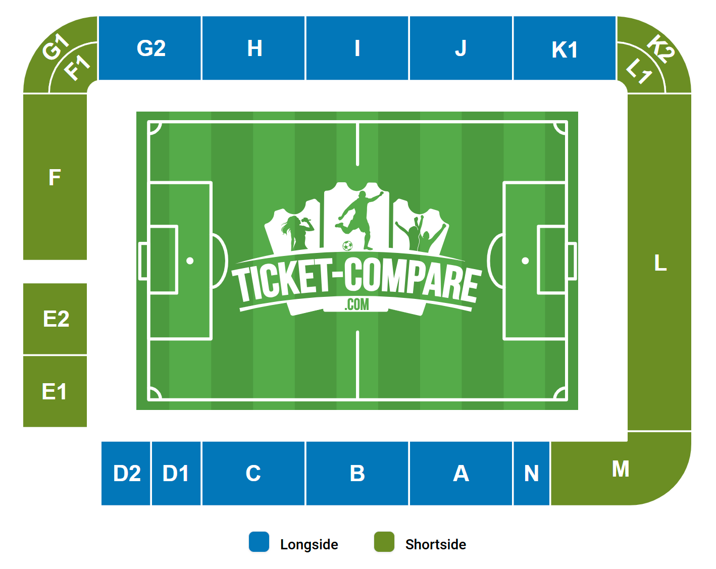 Voith Arena Seating Plan